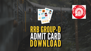 RRB Group D admit card download